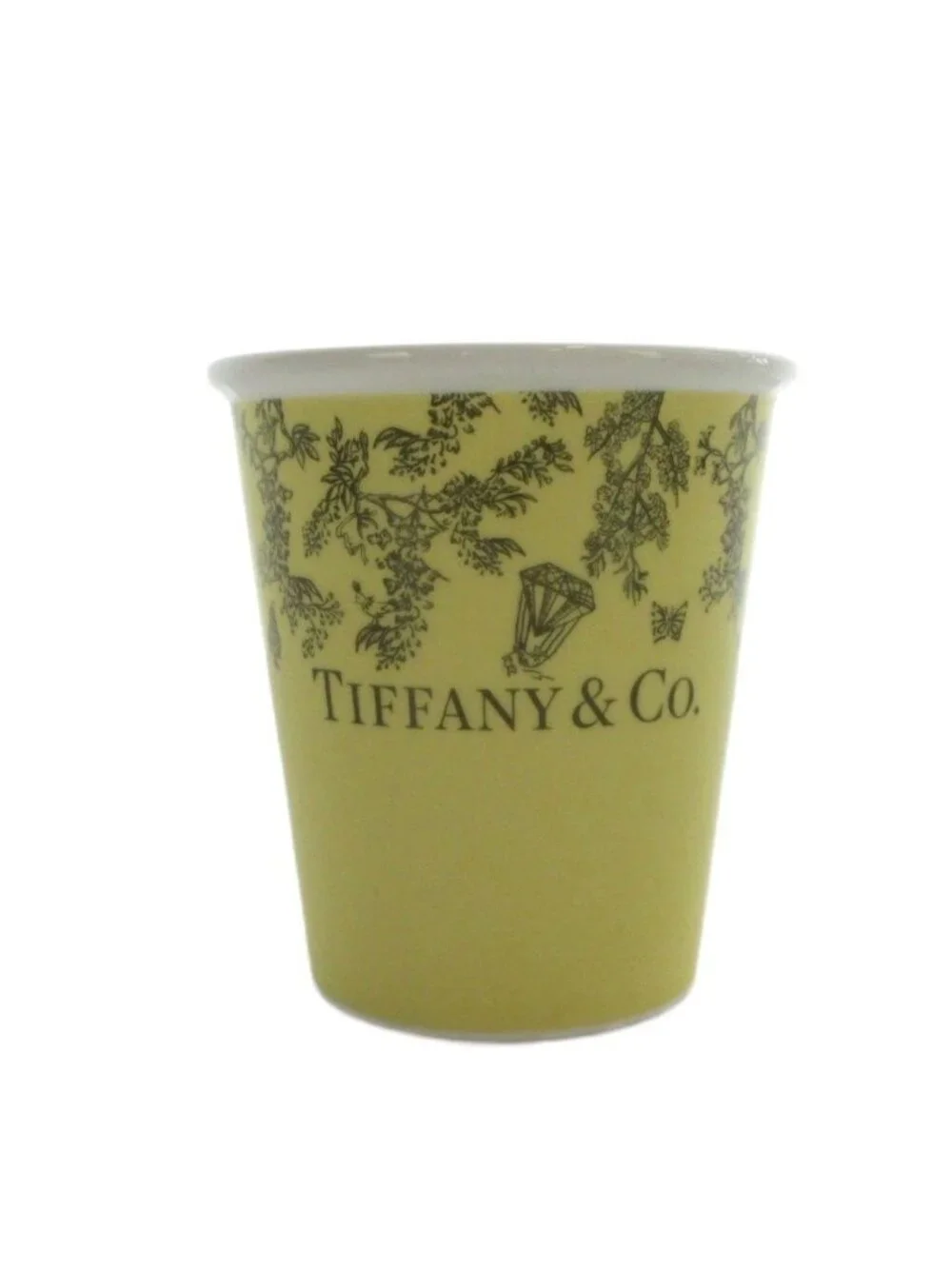 Tiffany & Co Wonder Coffee Cup Mug Tableware Cup Logo on Line Limited Yellow